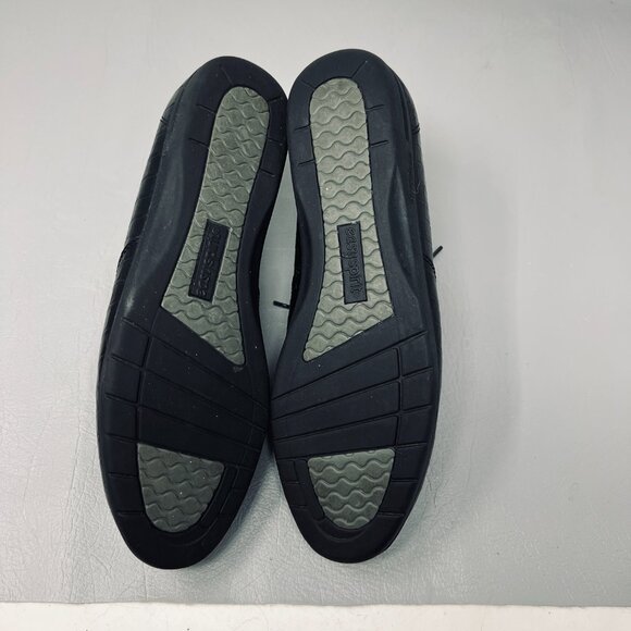 Easy Spirit Anti-Gravity Shoes Womens 9.5 D  Black Croc Embossed Leather Comfort - Picture 7 of 10